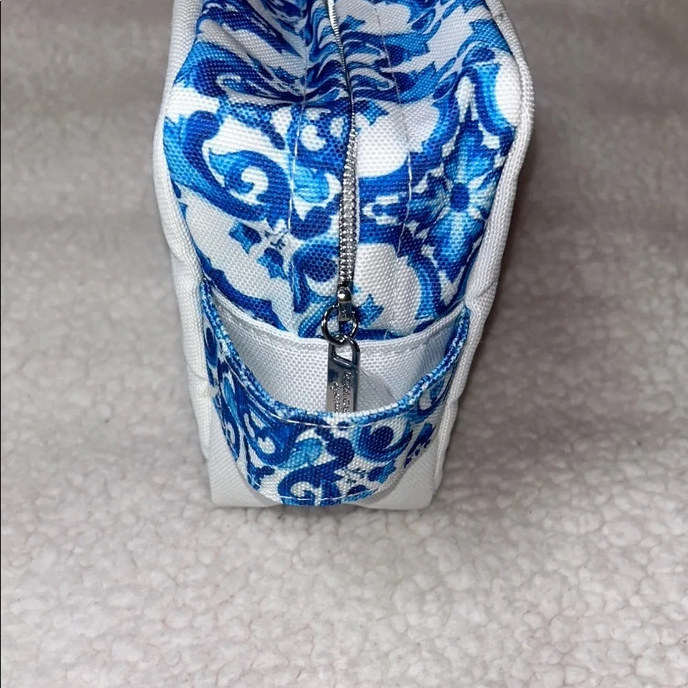 Dolce & Gabbana White Blue Cosmetic Case